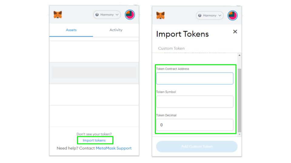 Add Harmony to Metamask - Add Mising Coins to Metamask