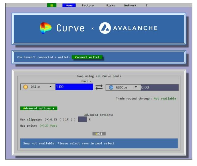How to Bridge to Avalanche and Buy AVAX - Curve Finance
